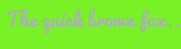 Image with Font Color ABAFB8 and Background Color 78F227